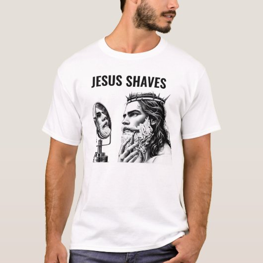Jesus Scheidt - Grappige Jezus Meme T-shirt (Voorkant)