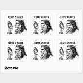 Jesus Scheidt - Grappige Jezus Meme Vierkante Sticker (Vel)