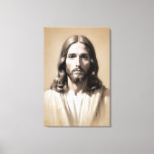 Jesus schets 6 canvas afdruk (Voorkant)
