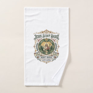 Jesus Scout Badge Verdienste Badge Jezus Scout Bad Handdoek