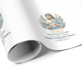 Jesus scrapbooking herinnering bewaren Moeder Vint Cadeaupapier (Rol Hoek)