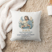 Jesus scrapbooking herinnering bewaren Moeder Vint Kussen (Deken)