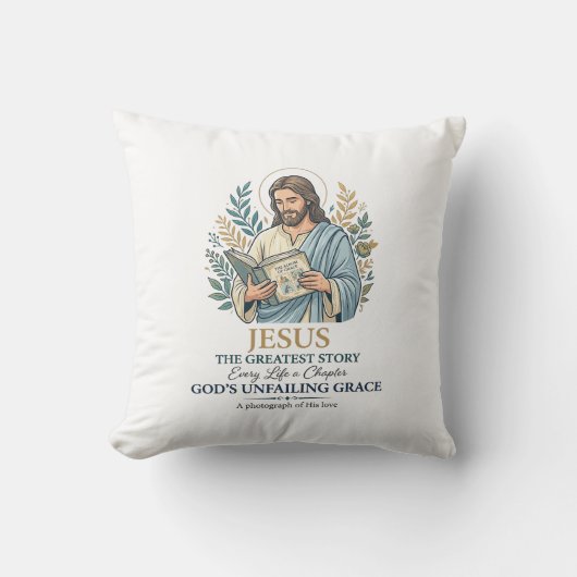 Jesus scrapbooking herinnering bewaren Moeder Vint Kussen (Voorkant)