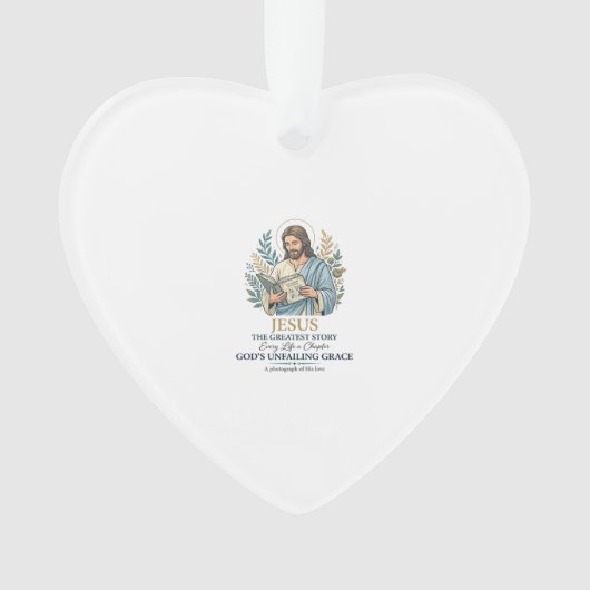 Jesus scrapbooking herinnering bewaren Moeder Vint Ornament (voorkant)