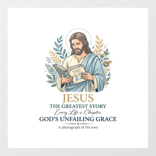 Jesus scrapbooking herinnering bewaren Moeder Vint Raamsticker (Vel)
