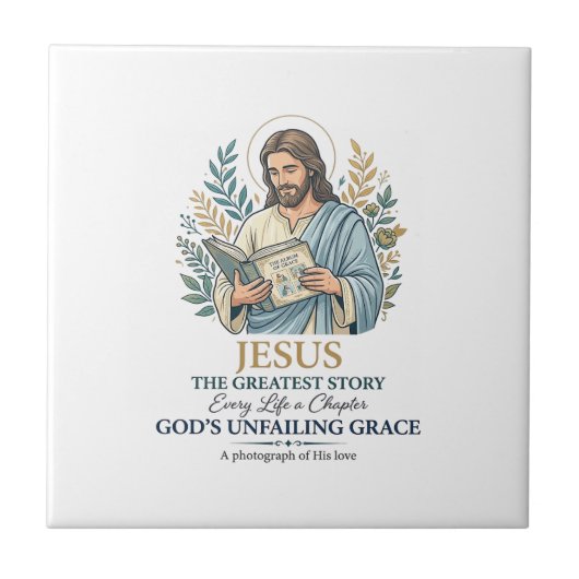 Jesus scrapbooking herinnering bewaren Moeder Vint Tegeltje (Voorkant)