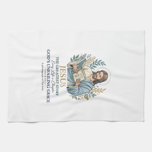 Jesus scrapbooking herinnering bewaren Moeder vint Theedoek (Horizontaal)