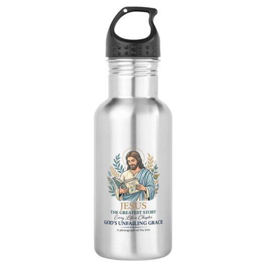 Jesus scrapbooking herinnering bewaren Moeder Vint Waterfles (Voorkant)