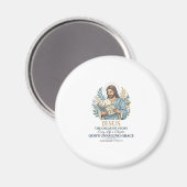 Jesus Scrapbooking Herinneringen Bewaren Moeder Vi Magneet (Voorkant / Achterkant)