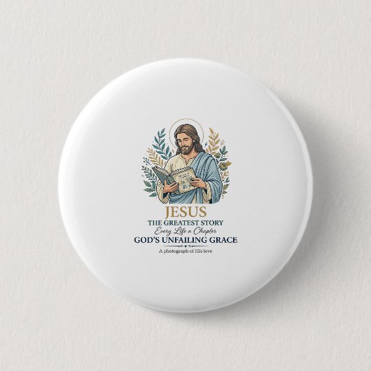 Jesus scrapbooking herinneringen bewaren Moeder vi Ronde Button 5,7 Cm (Voorkant)