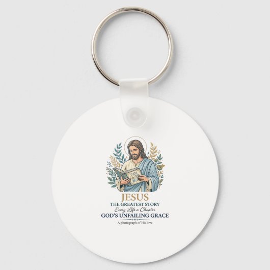 Jesus scrapbooking herinneringen bewaren Moeder Vi Sleutelhanger (Voorkant)