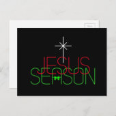 Jesus Season Briefkaart (Voorkant / Achterkant)