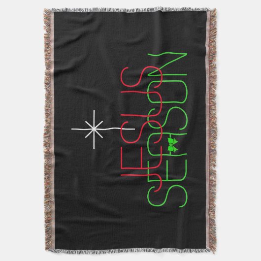 Jesus Season Deken (Voorkant Verticaal)