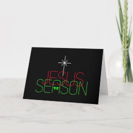 Jesus Season Feestdagen Kaart