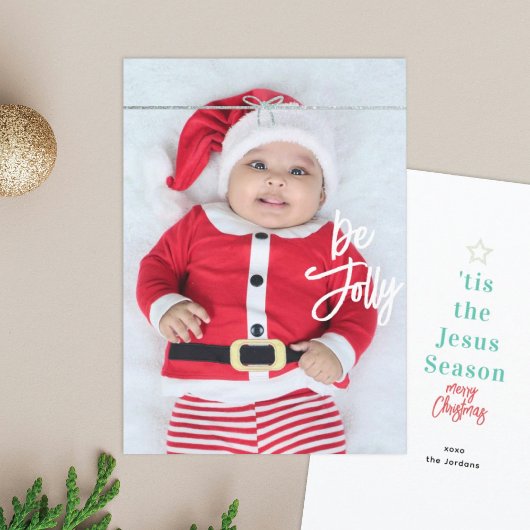 Jesus Season Kaart met Kerstmis