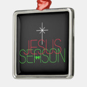 Jesus Season Metalen Ornament (Links)
