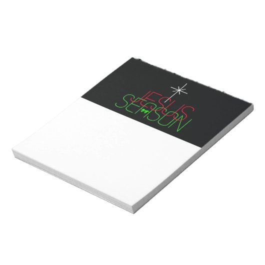 Jesus Season Notitieblok (Linkerzijde)