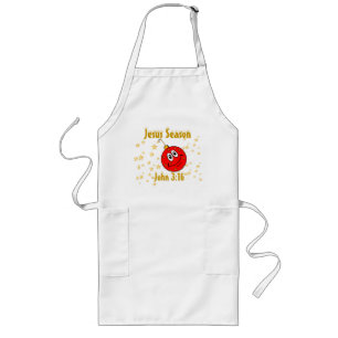 Jesus Season Ornament past het aan Lang Schort