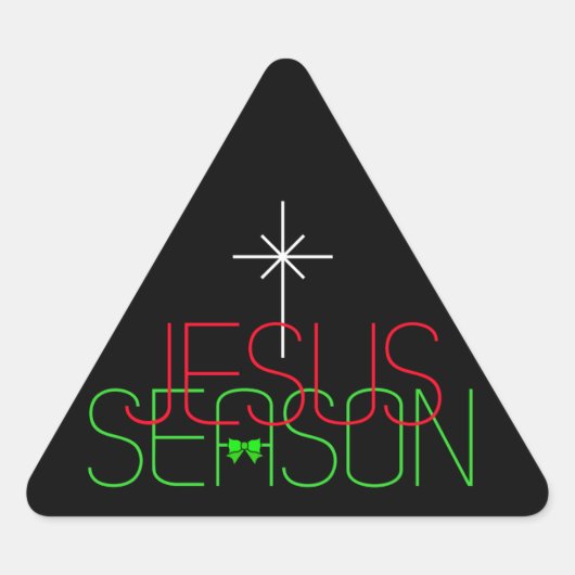 Jesus Season Sticker (Voorkant)