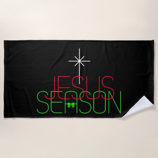 Jesus Season Strandlaken (Voorkant)