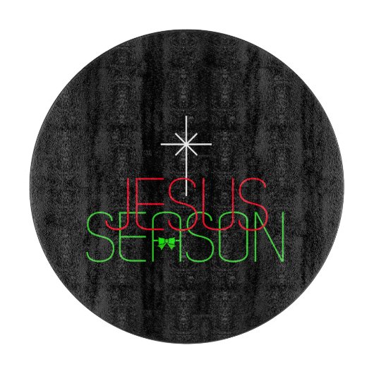 Jesus Seizoen Snijplank (Voorkant)