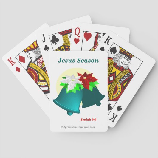 Jesus Seizoen Speelkaarten (Achterkant)