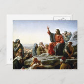 Jesus Sermon Briefkaart (Voorkant / Achterkant)