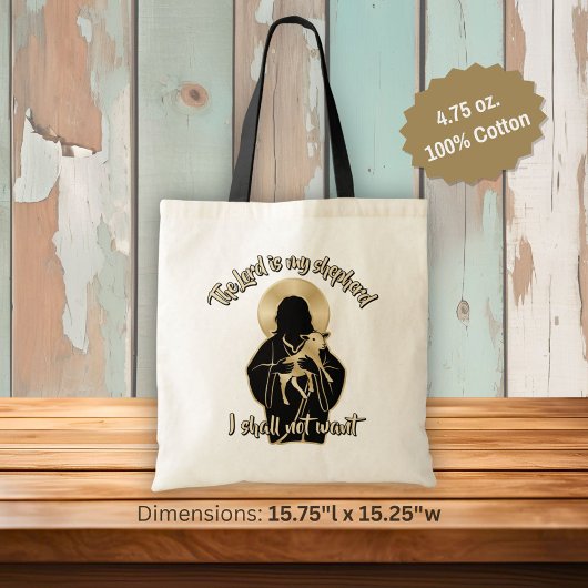 Jesus Shepherd Tote Bag