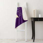 Jesus Sherpa Blanket - Paarse Deken (In situ)