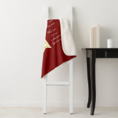 Jesus Sherpa Blanket - Rood Deken (In situ)