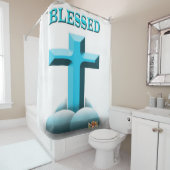 Jesus Shower Curtain Douchegordijn (In situ)