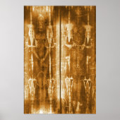 Jesus Shroud of Turin Negative Afbeelding Front & Poster (Voorkant)