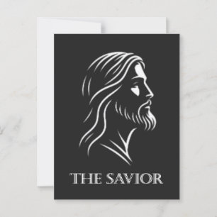 Jesus silhouet de Verlosser Briefkaart