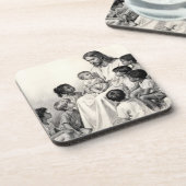 Jesus Sitting with Children Bier Onderzetter (Linkerzijde)