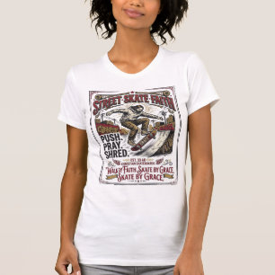 Jesus Skate Longboard T-shirt Christelijk