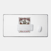 Jesus Skate Longboard T-shirt Christelijk Bureaumat (Keyboard & Muis)