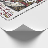 Jesus Skate Longboard T-shirt Christelijk Cadeaupapier (Hoek)