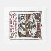 Jesus Skate Longboard T-shirt Christelijk Fleece Deken (Voorkant (Horizontaal))