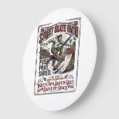 Jesus Skate Longboard T-shirt Christelijk Grote Klok (Hoek)