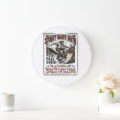 Jesus Skate Longboard T-shirt Christelijk Grote Klok (Huis)