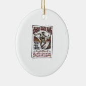 Jesus Skate Longboard T-shirt Christelijk Keramisch Ornament (Rechts)