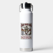 Jesus Skate Longboard T-shirt Christelijk Waterfles (Voorkant)