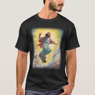 Jesus Skateboarder Heaven Skateboard Christelijk U T-shirt