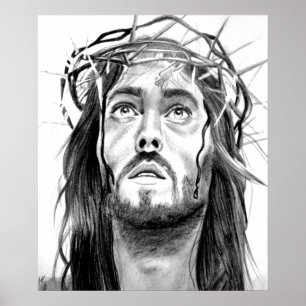 Jesus Sketch Poster
