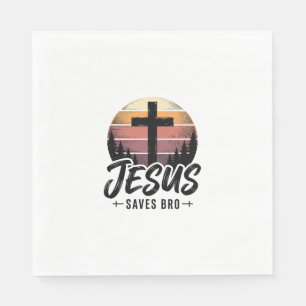 Jesus Slaat Bro Vintage Kruik Kruis Shirt Desi Servet