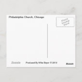 Jesus slaat  Neon Sign Post Card op Briefkaart (Achterkant)