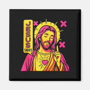 Jesus Slaat Op Christian Anime Heilig Hart Manga P Magneet