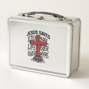 Jesus Slaat Oude Kruis Christelijke Streetwear Shi