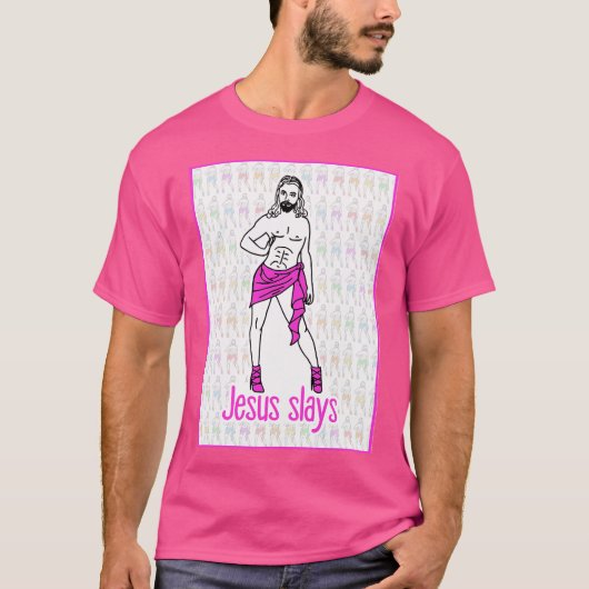 Jesus Slays T-shirt (Voorkant)