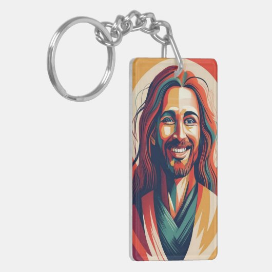 Jesus Sleutelhanger (Voorkant Links)